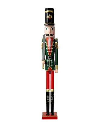 Glitzhome Handmade Soldier Nutcracker