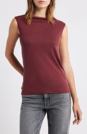 Wayf Celeste Drape Back Top in Merlot at Nordstrom Rack, Size X-Small