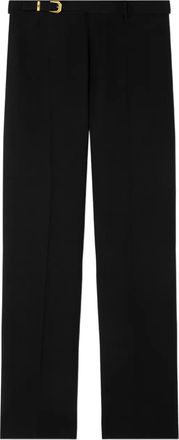 Versace Pantaloni sartoriali con cintura - Nero