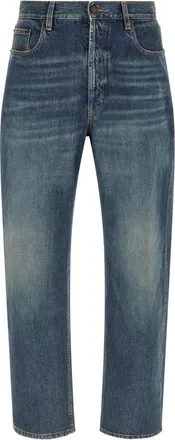 Saint Laurent Jeans, Heren, Blauw, W33, Jeans