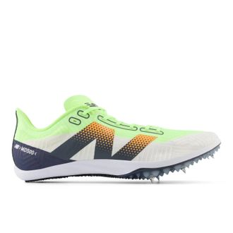New Balance Mens Fuelcell Md500 V9 Shoes In Bleached Lime Glo/graphite