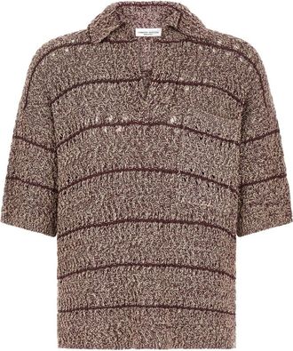 Roberto Collina Brown Moulin Polo Shirt