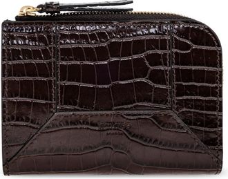 Jimmy Choo London Accessoires, Dames, Bruin, ONE Size, Leer, Wallets & Cardholders
