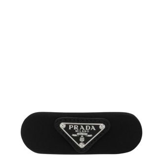 Prada Hair Accessories, female, Black, Size: ONE SIZE Re-Nylon Hair Clip