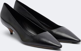 The Row Liisa leather pumps
