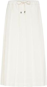 Brunello Cucinelli Pleated track skirt in Panama at Nordstrom, Size 36 It