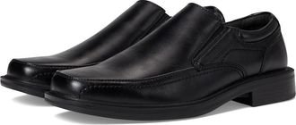 Dockers Edson Moc Toe Loafer Mens Plain Toe Shoes Black Polished Full Grain : 10.5 D - Medium, Full Grain leather