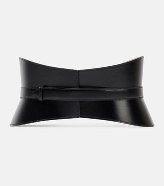 Alaia Alaïa Leather corset belt