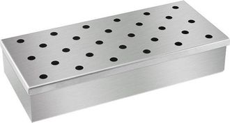 OEM Juego De Utensilios Para Barbacoa - Ahumador De Acero Inoxidable, Almacenamiento Para Le&ntilde;a, Ladrillos Y Hierbas