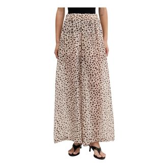 Vicolo Broeken, Dames, Bruin, M, Polyester, Palazzo Broek