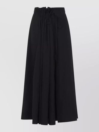 STUDIO NICHOLSON wrap trousers pleated design tie waist