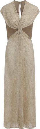 Savannah Morrow Abito lungo Fiori - Toni neutri