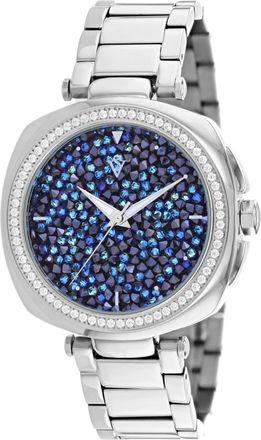 Christian Van Sant Womens Mirabella Blue Dial Watch