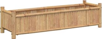 vidaXL Jardinera De Bamb&uacute; 100x30x25 Cm Vidaxl