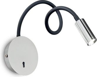 Ideal Lux Applique Moderna Focus-2 Metallo Cromo Led 3,5W 3000K Luce Calda