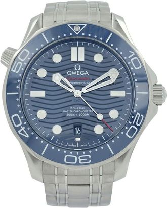Omega Pre-owned Omega Seamaster Blue Dial Mens Watch 210.30.42.20.03.001