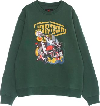 Nike Jordan Sport DNA Crew Sweatshirt - Heren - Sportshirts - Groen - XL - Katoen - Fitness