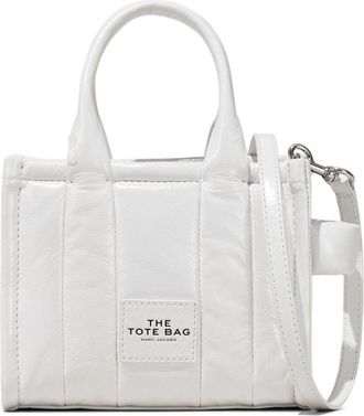 Marc Jacobs The Shiny Crinkle Crossbody Tote bag - women - Leather - OS - White