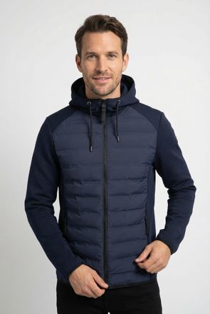 Icepeak Fleecejacke ICEPEAK ARZBERG, Herren, Gr. XXL, dunkelblau, Obermaterial: 80% Polyester, 14% Viskose, 6% Elasthan. Futter: 100% Polyamid. Wattierung: 10