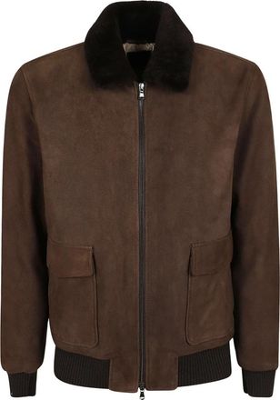 Barba Boston Aviator Jacket - Heren - Bomber jackets - Bruin - L - Leer - Jassen