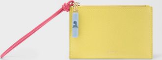 Furla Iride Busta Toni M Yellow Multicolore Pelle Stampata Donna