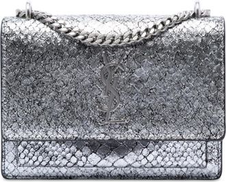 Saint Laurent Pre-owned Saint Laurent Medium Python Embossed Leather Monogram Sunset Crossbody Ladies MX0NO0F29SQGU8O2