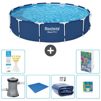 Bestway Piscina Bestway Steel Pro Redonda - 396x84 Cm - 7-piezas S220
