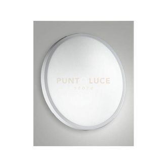 Fabas Luce Fabas Luce - plaza plafoniera bianco D.40CM IP41 in metallo e vetro 3 luci attacco E27