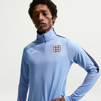Nike England Strike Nike Mens Dri-FIT Soccer Drill Top in Blue | IB4993-486