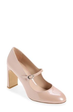 Stuart Weitzman Babette Mary Jane 85 Pump in Blushful at Nordstrom, Size 10.5