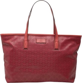 Gucci Pre-owned Tote Bags, female, Red, Size: ONE SIZE Pre-owned Tote Bag