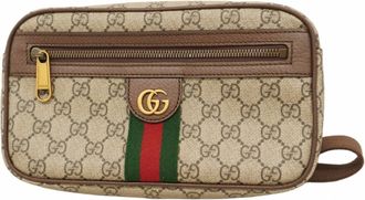 Gucci Brown Pvc Fanny Pack (Pre-Owned)