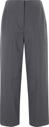 Erika Cavallini Semi Couture Elio Cropped Broeken - Dames - Vrijetijds broeken - Grijs - M - Broeken