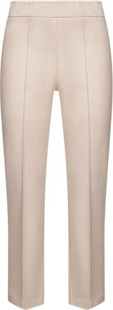 Blanca Vita Pioppo Trompetbroek - Dames - Slim Fit Broeken - Beige - XL - Nylon - Broeken