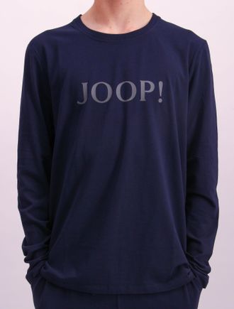 Joop Langarmshirt JOOP Comfort, Herren, Gr. S, blau, Jersey, Obermaterial: 95% Baumwolle, 5% Elasthan, unifarben, comfort fit h&uuml;ftlang, Rundhals, gerader A
