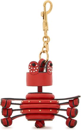 Anya Hindmarch Crab Leather Charm - Red - One Size