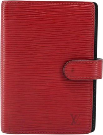 Louis Vuitton Pre-owned Accessories, unisex, Red, Size: ONE SIZE Pre-owned Vintage Epi Leather Agenda Cover