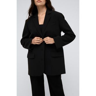 Kenneth Cole Vision Stretch Twill Jacket in Black at Nordstrom, Size Small