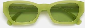 Retro Superfuture Sunglasses Amata Summer Mint 8 Wu Green/Green Unisex