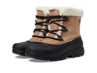 Sorel Snow Angeltm Lace Womens Boots Rootbeer 1 : 10 B - Medium, Rubber/Suede