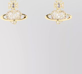 Vivienne Westwood decorative metal agnatha stud earrings