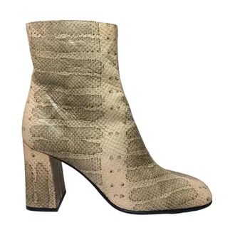 Sergio Rossi Schoenen, Dames, Veelkleurig, 37 EU, Leer, Sergio Rossi laarzen en enkellaarsjes van leer