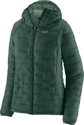 Patagonia Micro Puff Hoody Kunstfaserjacke für Damen | grün
