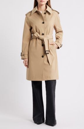 BCBGeneration Belted Trench Coat in Camel at Nordstrom, Size X-Large