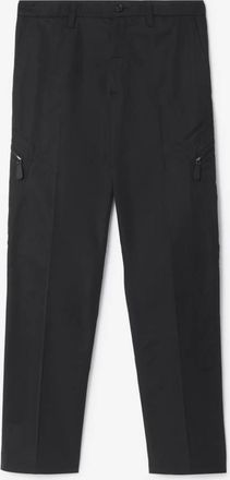 Burberry Logo Embroidered Tailored Trousers, Brand Size 52 (Waist Size 35.8)