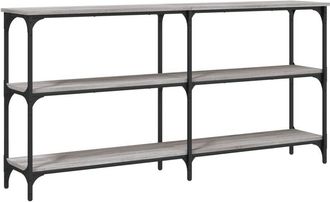 vidaXL Vidaxl - Mesa consola madera de ingeniería gris Sonoma 150x29x75 cm