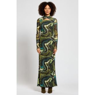 Daska Nasira Dress in Abstract Print at Nordstrom, Size X-Large