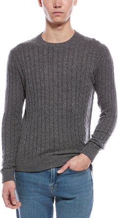 Raffi Cashmere Cable Crewneck Sweater