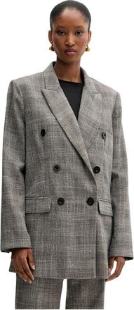 Silvian Heach Madairaga Blazer - Dames - Blazers - Grijs - XS - Polyester - Jassen