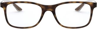 Ray-Ban 55mm Square Optical Glasses in Matte Havana at Nordstrom